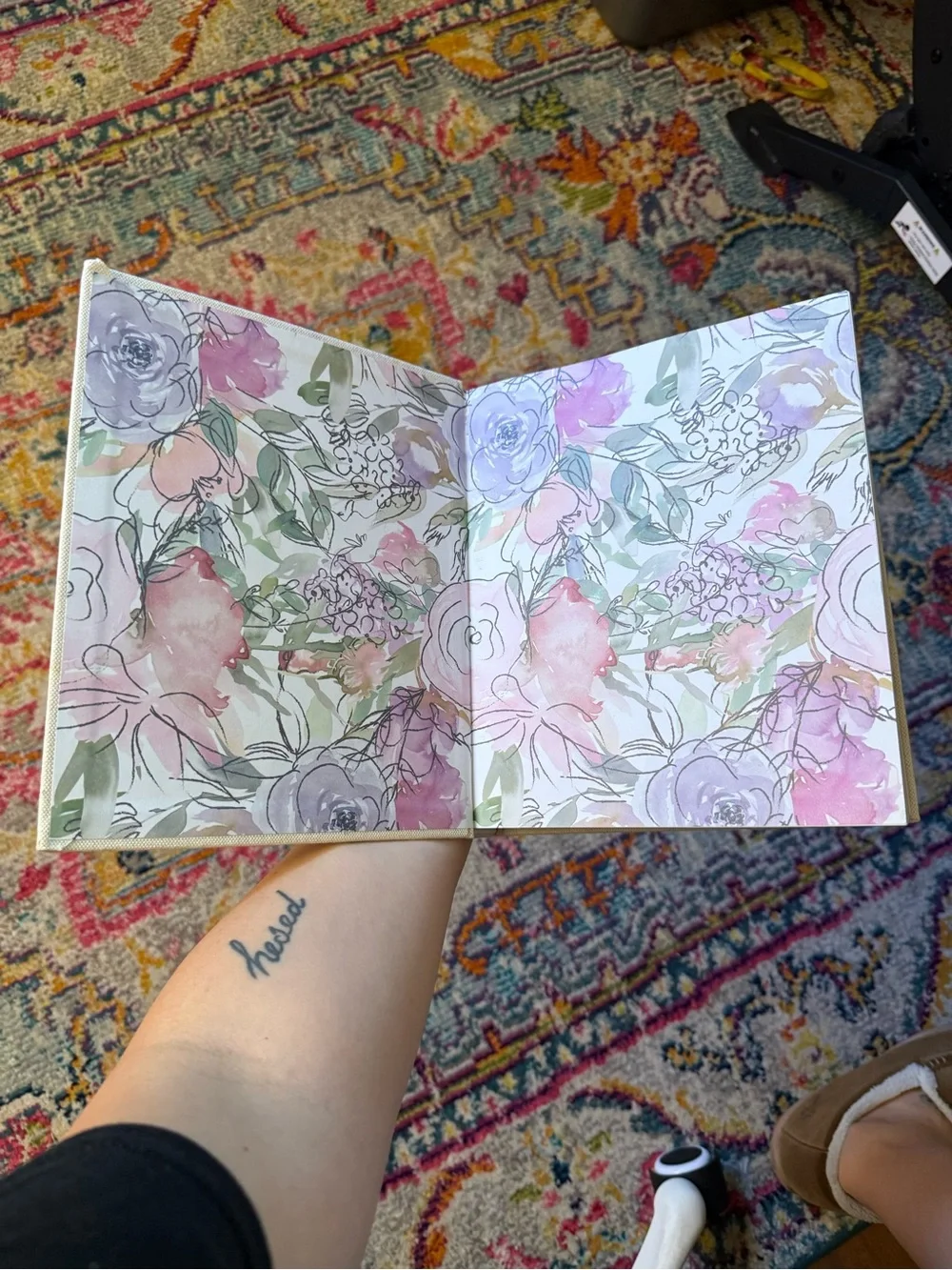 Dear Daughter Linen Scrap Book Album and Prayer Journal